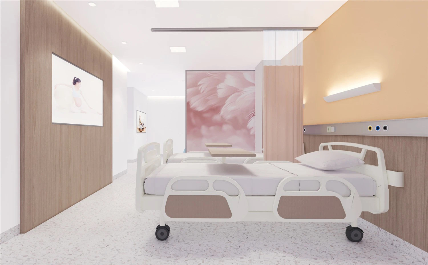 【醫(yī)院案例】婦產(chǎn)醫(yī)院這樣設(shè)計，簡而不失其華！(圖2)