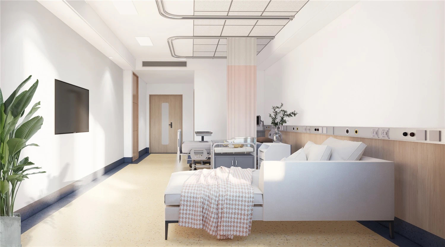 【醫(yī)院案例】婦產(chǎn)醫(yī)院這樣設(shè)計，簡而不失其華！(圖3)