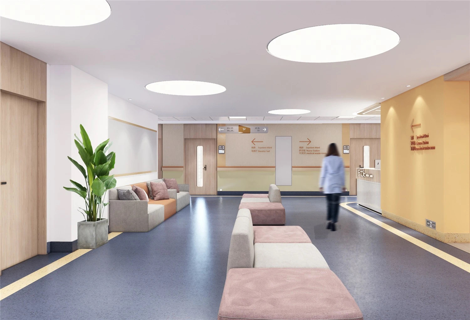 【醫(yī)院案例】婦產(chǎn)醫(yī)院這樣設(shè)計，簡而不失其華！(圖11)