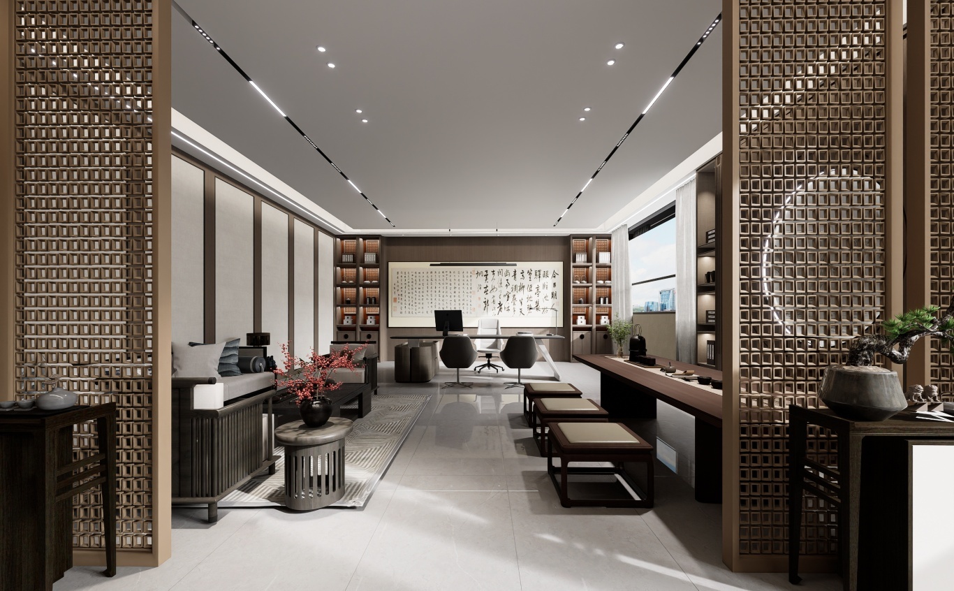 【設(shè)計(jì)案例】普照國(guó)康醫(yī)藥辦公室項(xiàng)目概念設(shè)計(jì)——以空間敘事，筑品牌基因(圖38)